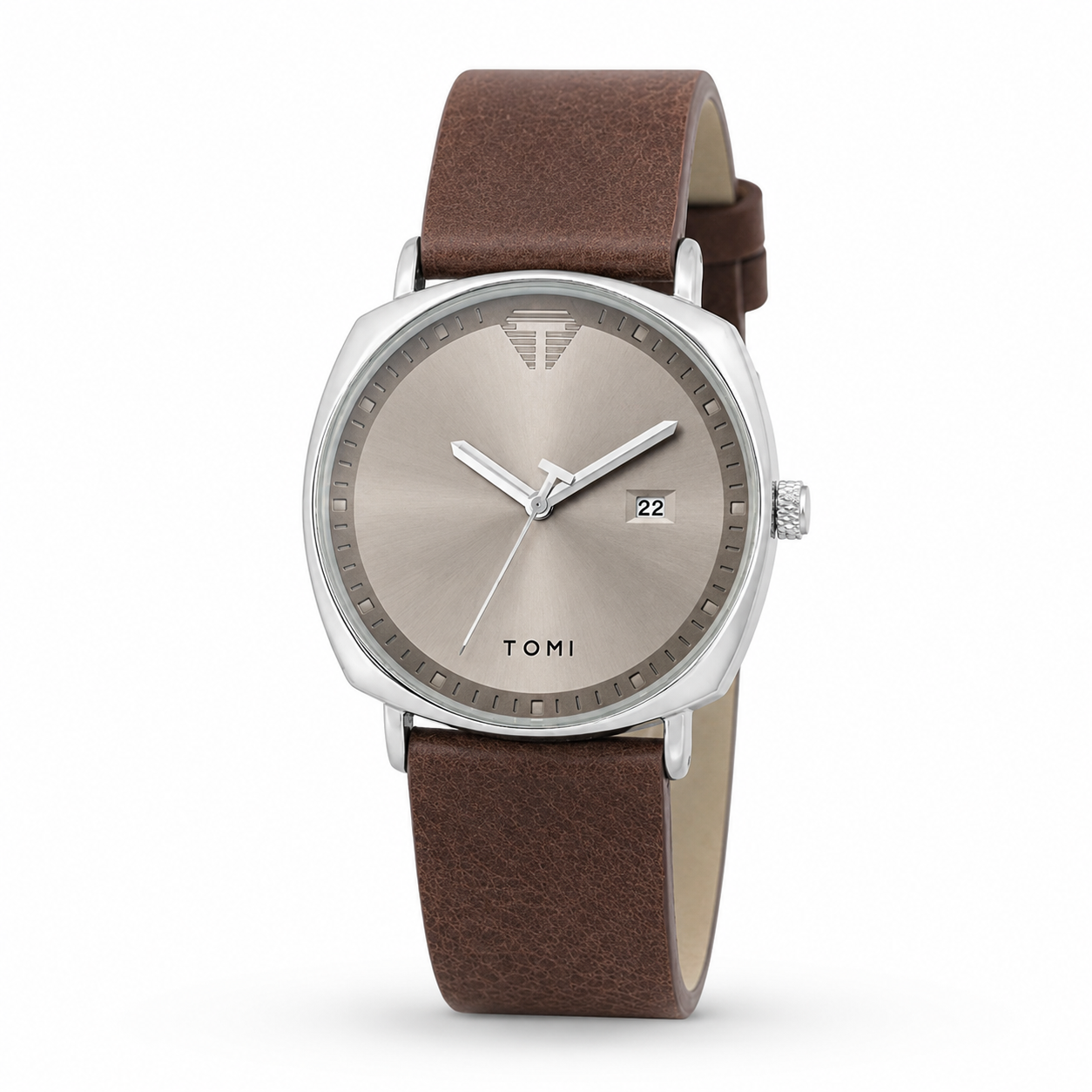 TOMI T-044 Leather Strap Watch